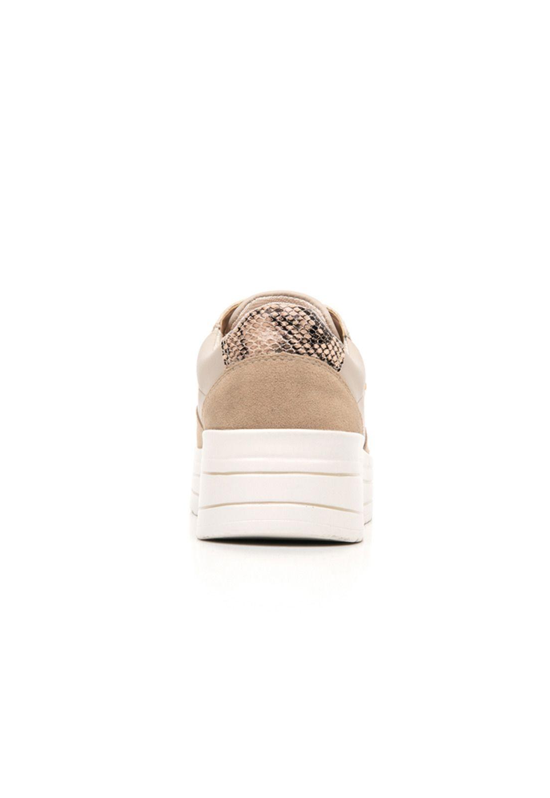 Zapatilla Flexi Mujer Alanis Beige-4