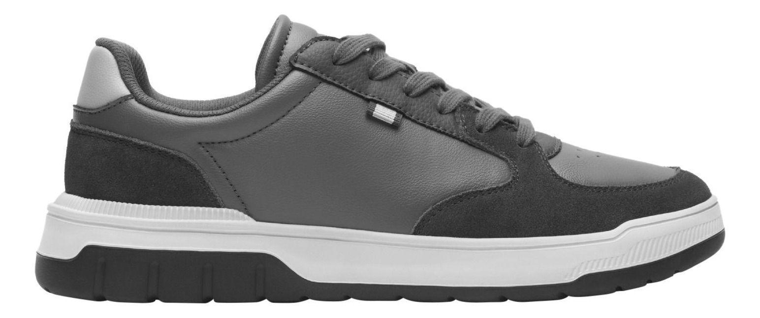 Zapatilla Hombre Cardiff 417501 Gris Flexi-0