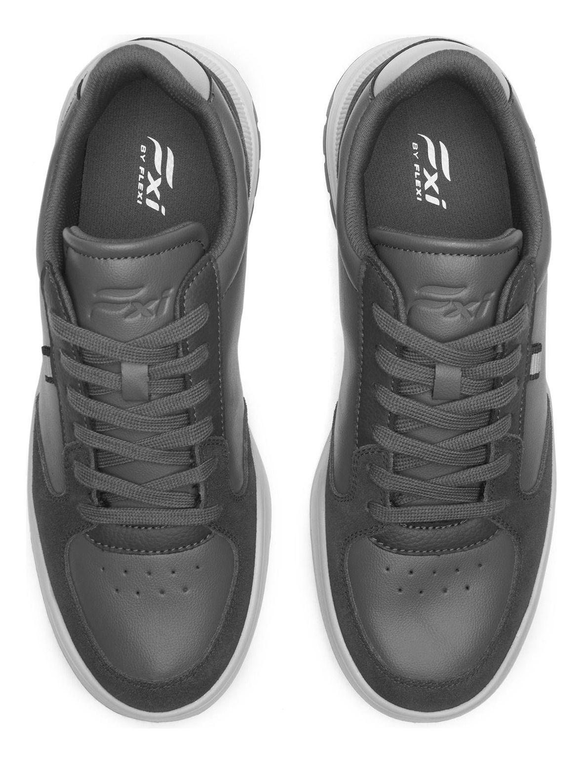 Zapatilla Hombre Cardiff 417501 Gris Flexi-6