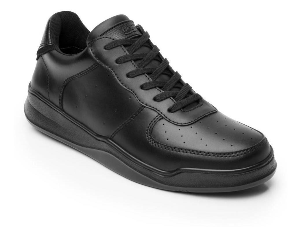 Zapatilla Hombre Korpo 407602 Negro Flexi-8