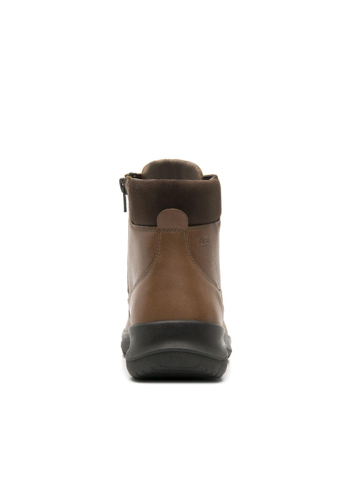 Botín Outdoor Mujer Uma  125901 Café Flexi-4