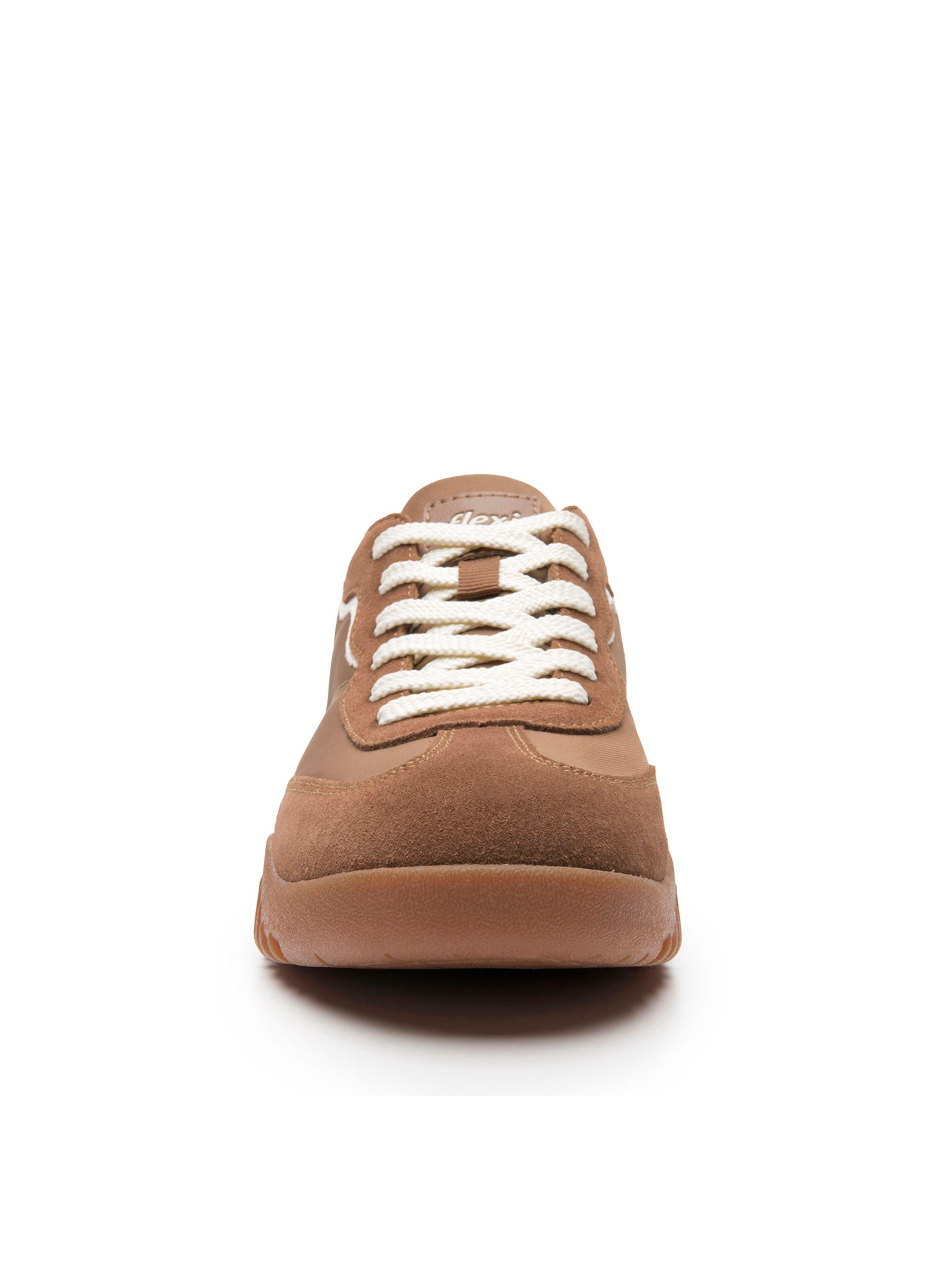 Zapatilla Mujer Naoki 138502 Camel Flexi-3