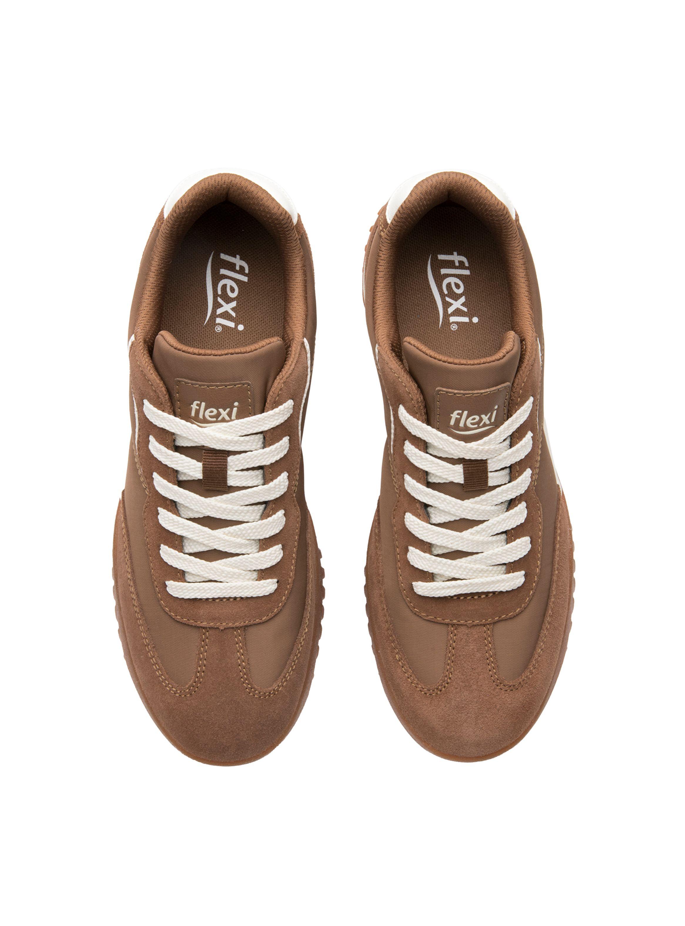 Zapatilla Mujer Naoki 138502 Camel Flexi-5