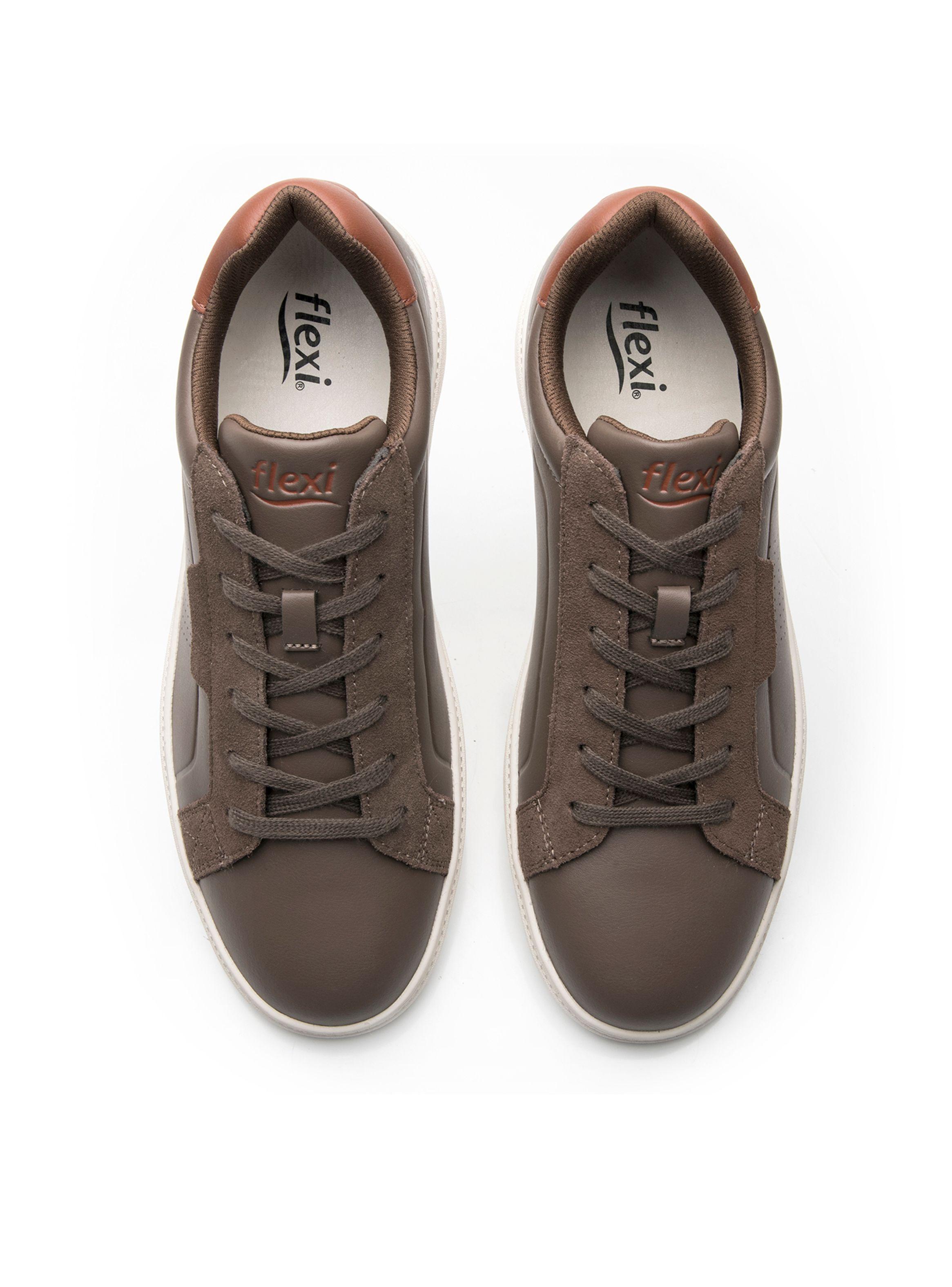 Zapatilla Hombre Apek 418306 Café-5
