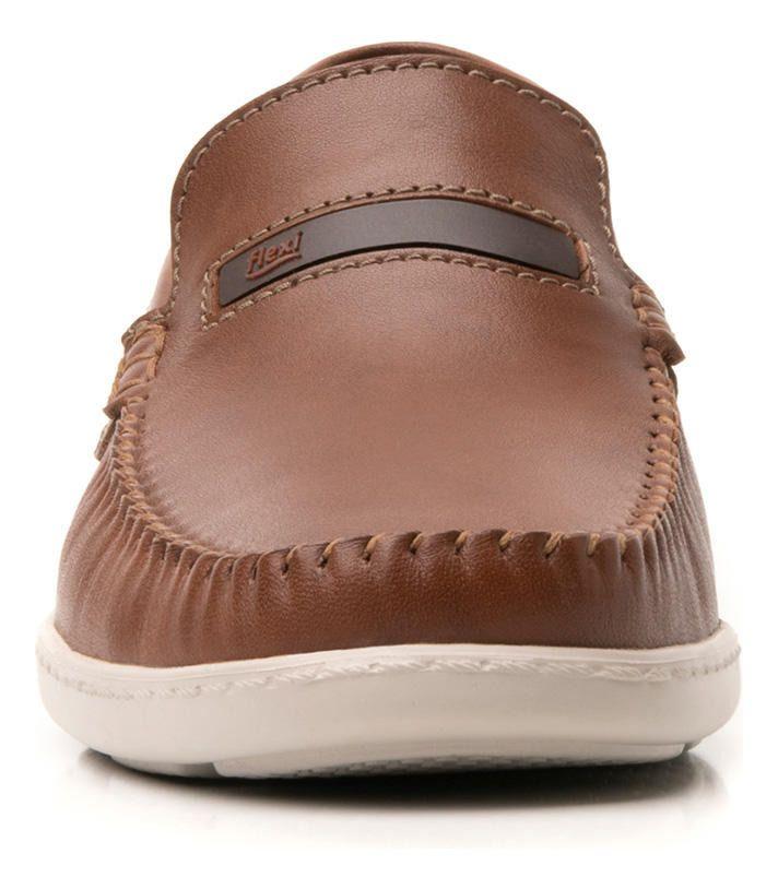 Mocasín Hombre Cuero Barbados Café Flexi-3