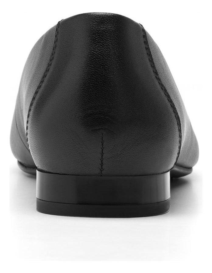 Ballerina Mujer Cuero Kirsten 119901 Negro Flexi-4