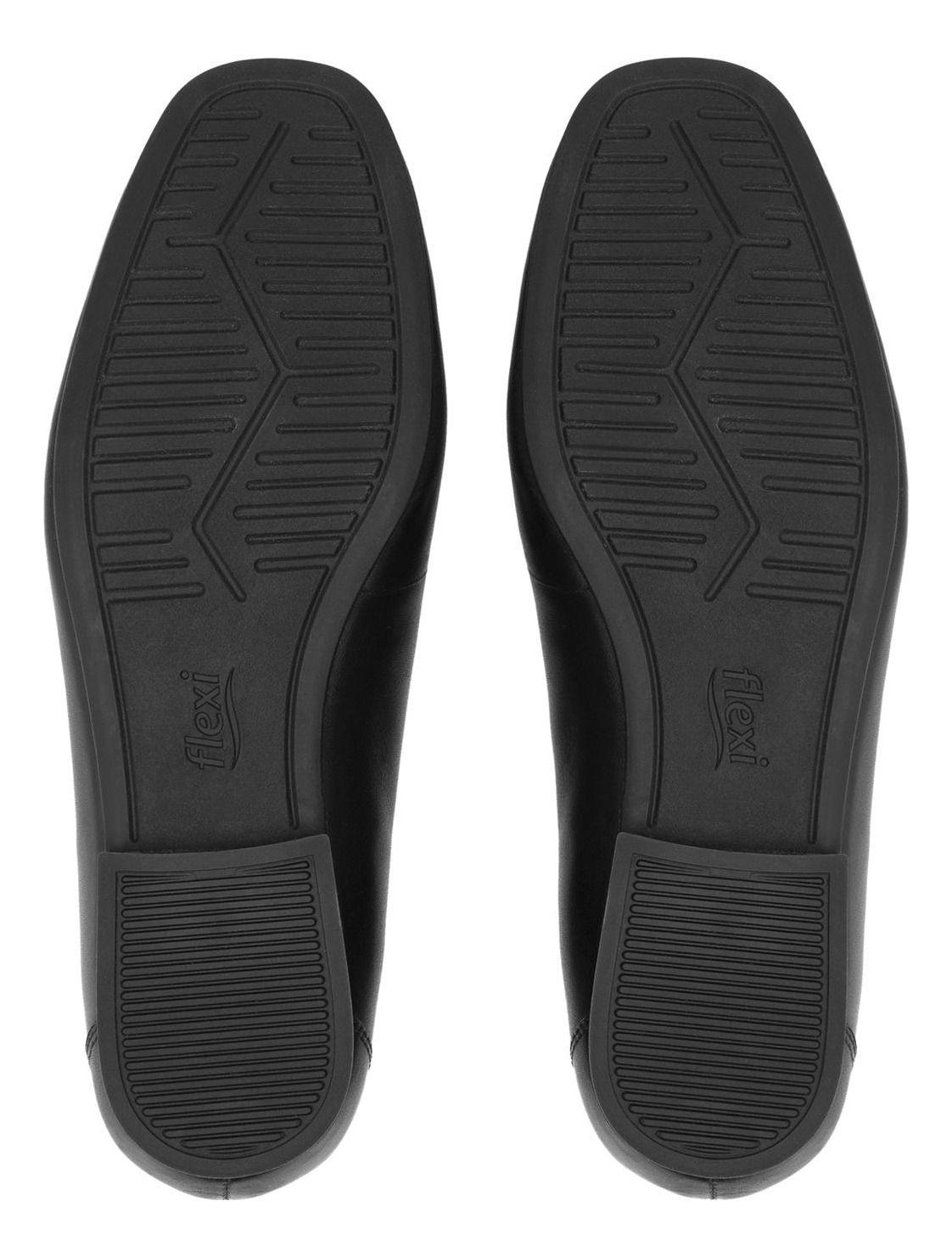 Ballerina Mujer Cuero Kirsten 119901 Negro Flexi-6