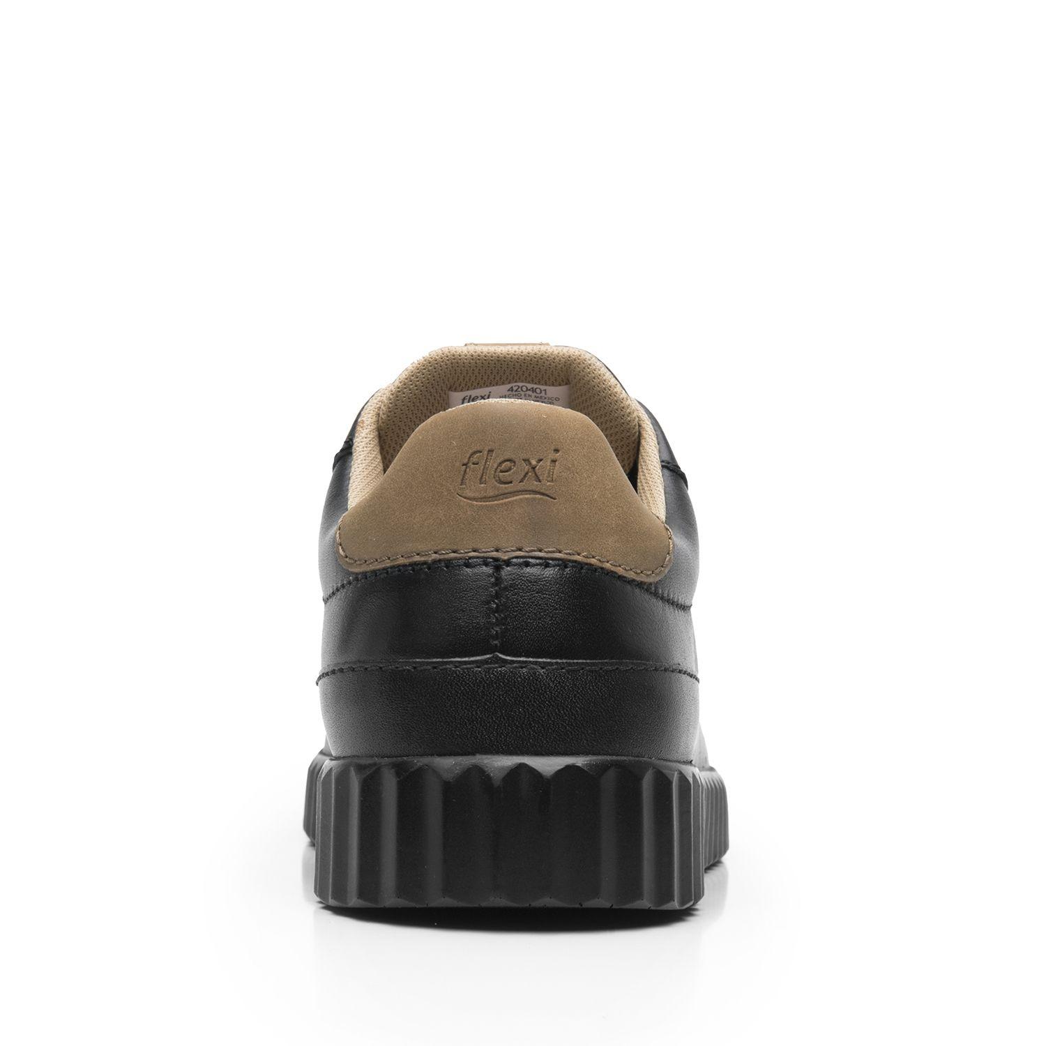 Zapatilla Hombre Poarch 420401 Negro Flexi-4