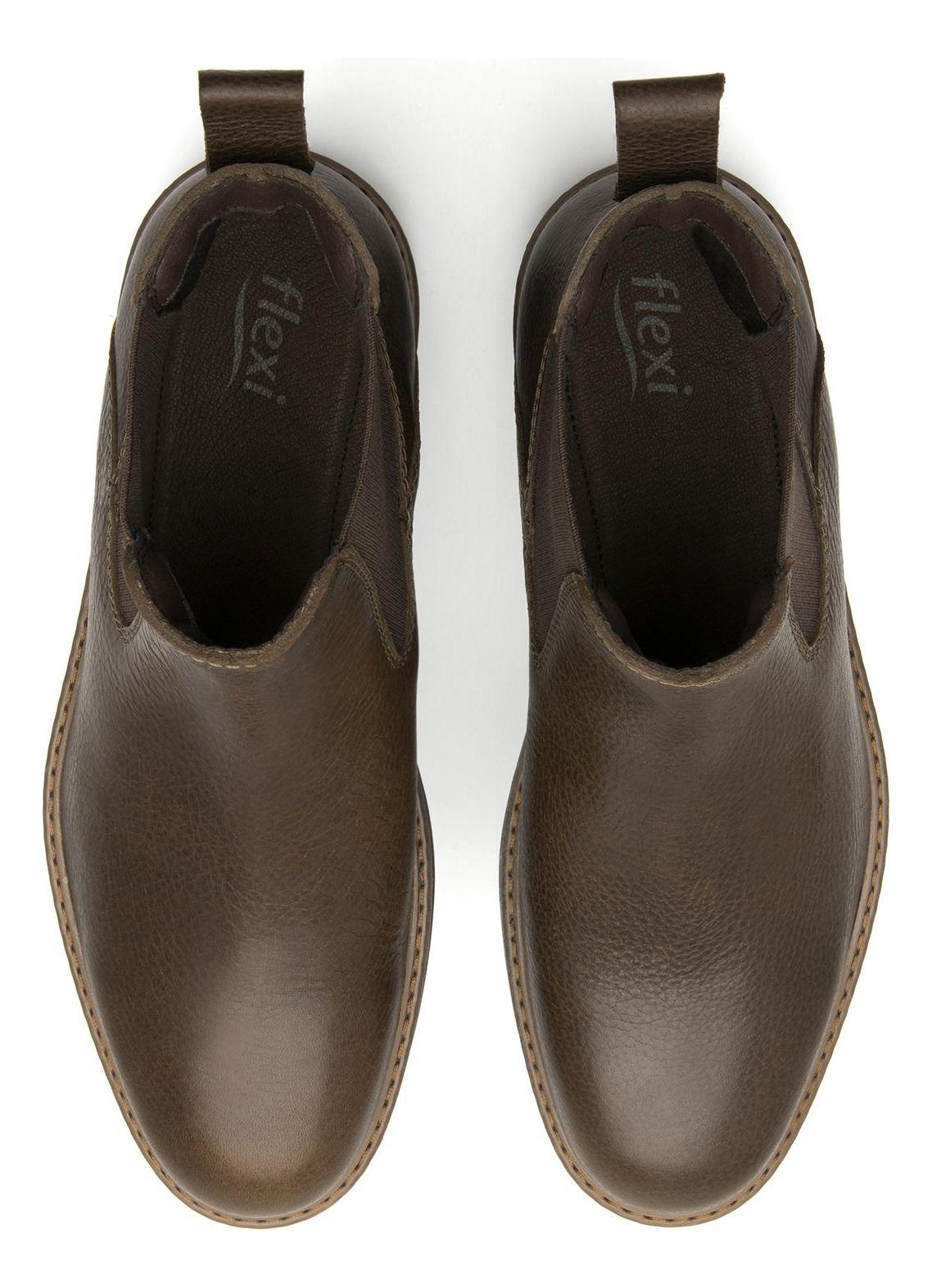 Botín Hombre Gasly 402518 Chocolate Flexi-6