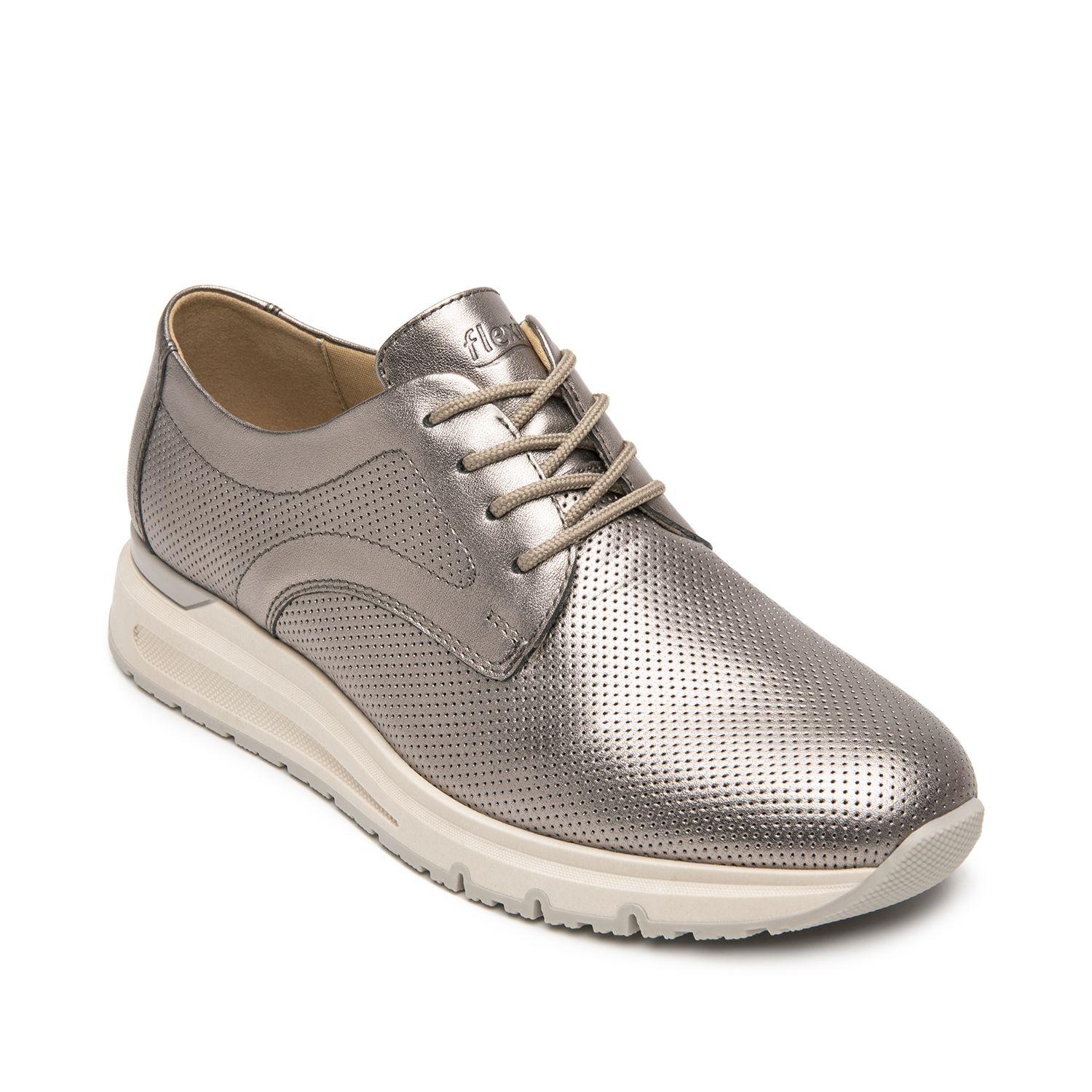 Zapatilla Mujer Mildred 137003 Dorada Flexi-1