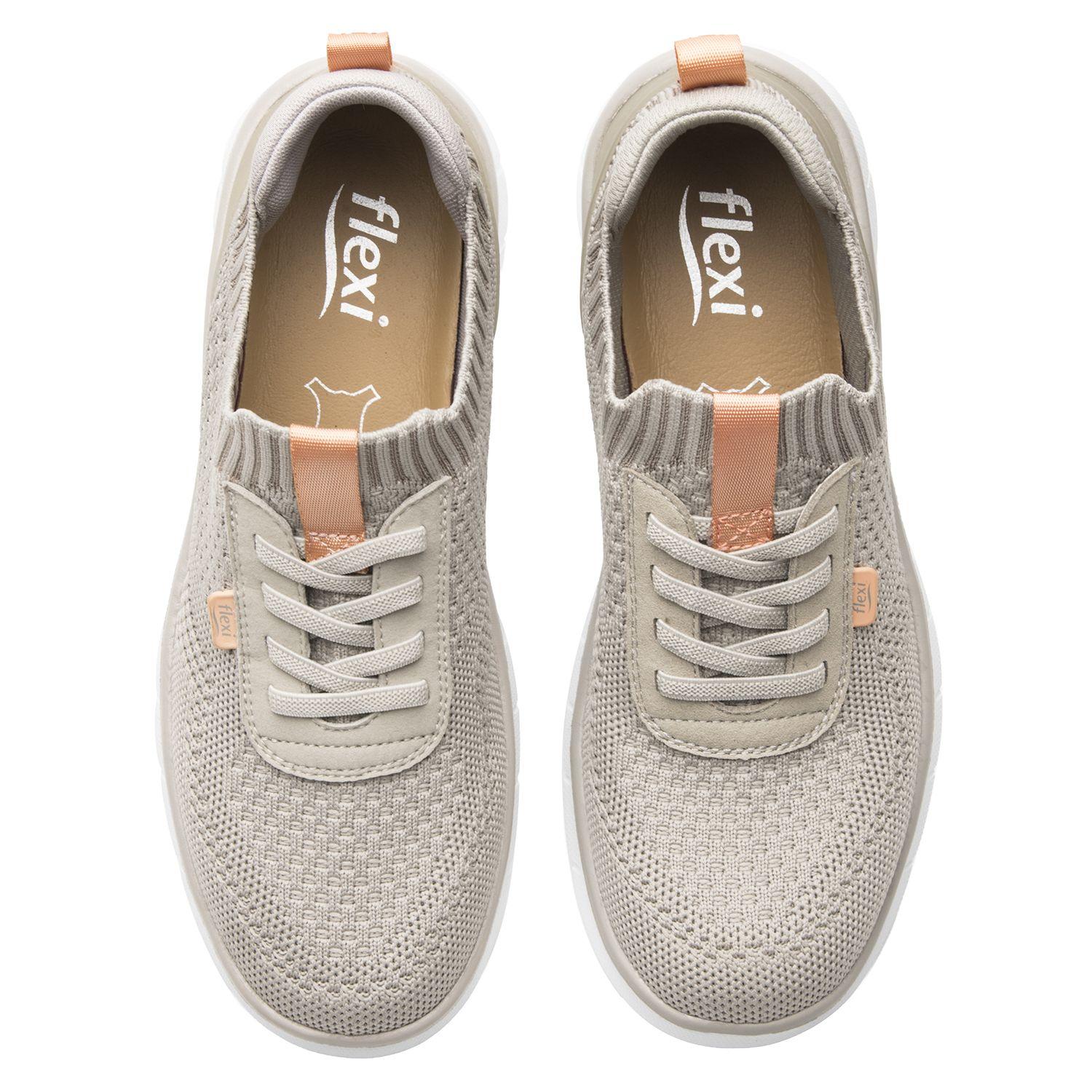 Zapatilla Mujer Ashley 125616 Beige Flexi-5