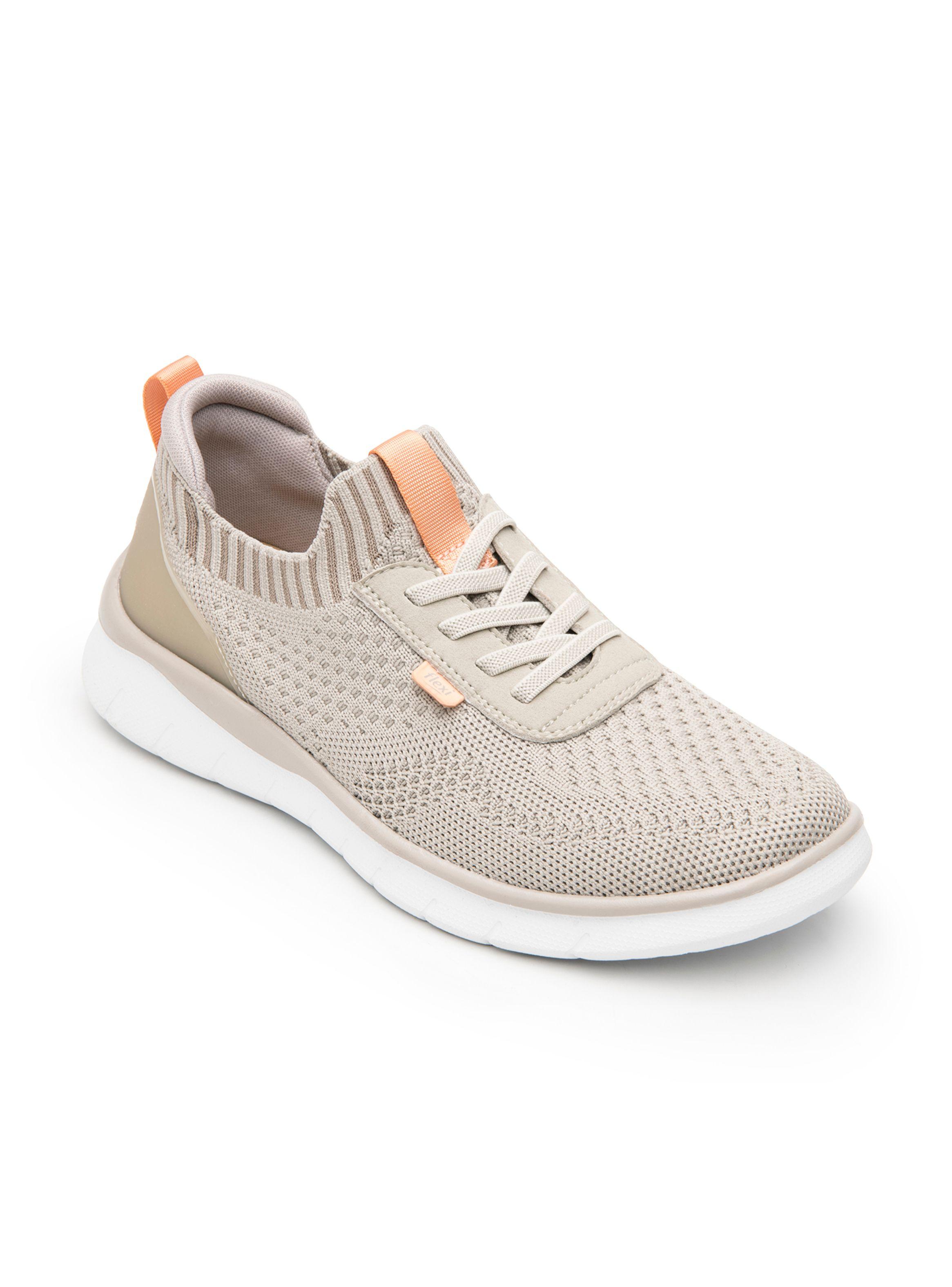 Zapatilla Mujer Ashley 125616 Beige-1