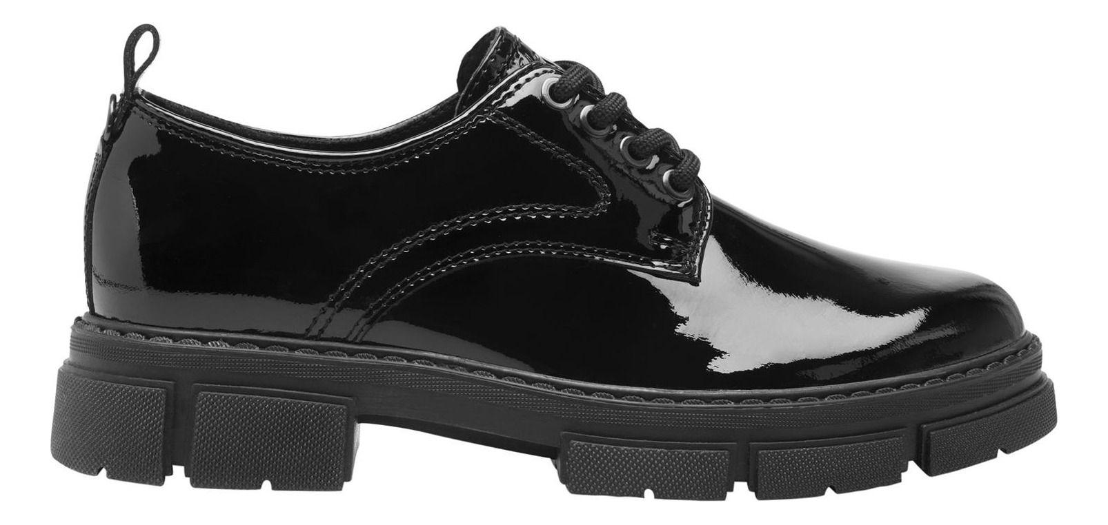 Mocasín Mujer Cuero Dune 124603 Negro Flexi-1