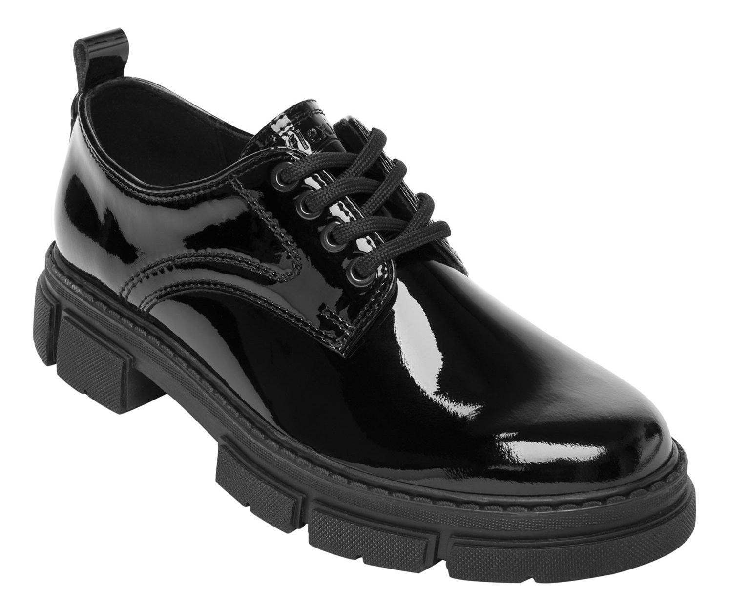 Mocasín Mujer Cuero Dune 124603 Negro Flexi-2