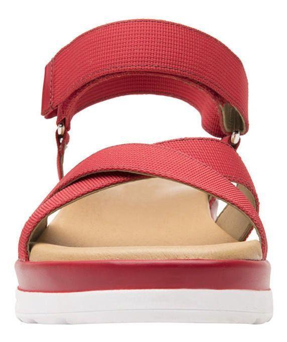 Sandalia mujer amarilis 106513 rojo Flexi-5