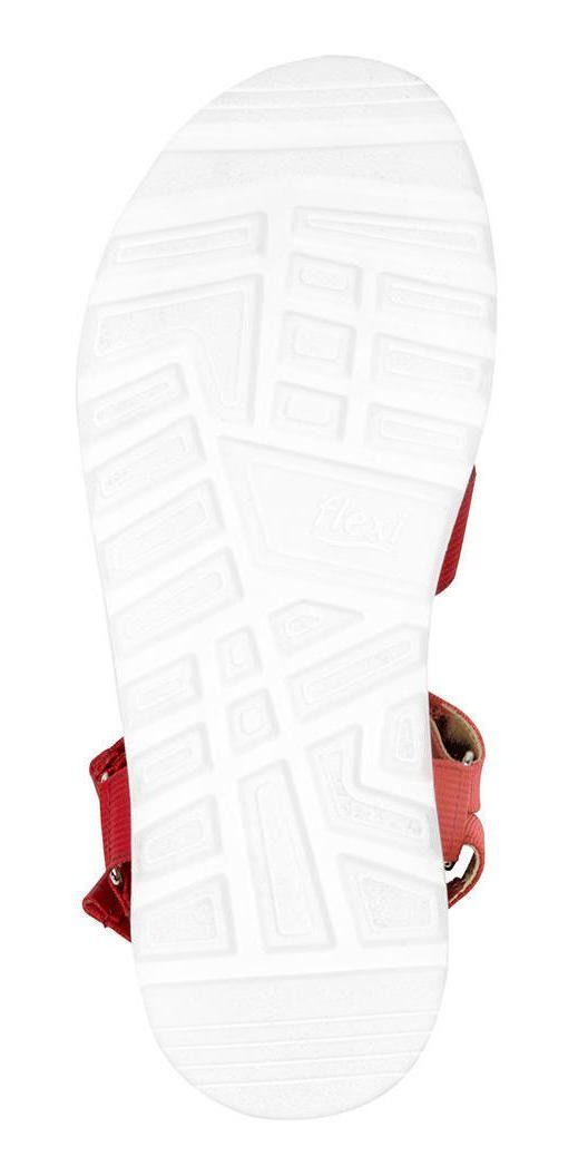 Sandalia mujer amarilis 106513 rojo Flexi-7