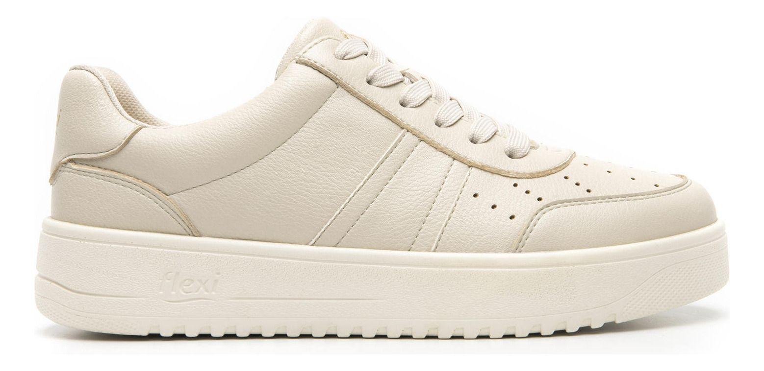 Zapatilla Mujer Jessy 103504 Beige Flexi-1