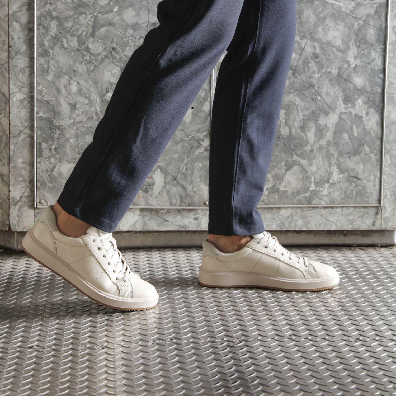 Zapatilla Hombre Habib 422101 Vainilla Flexi-2