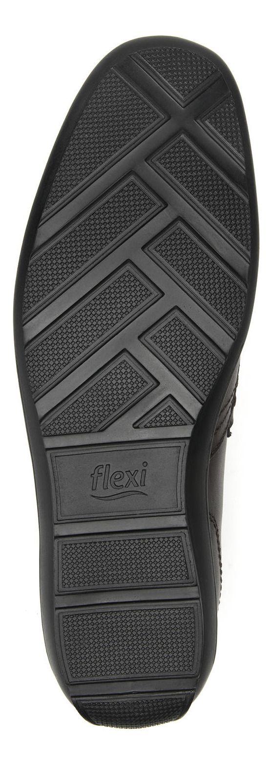 Mocasín Hombre Cuero Cos Café Osc. Flexi-4