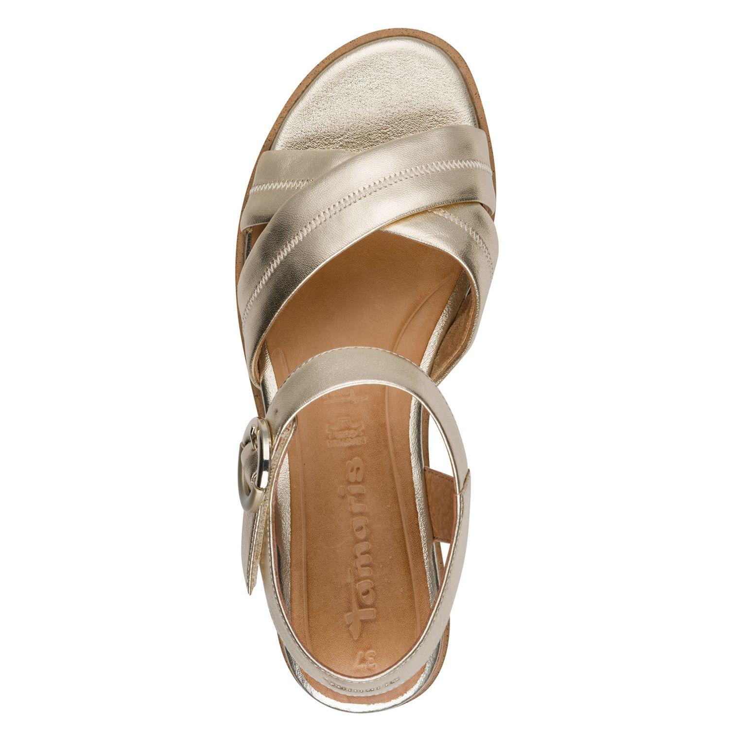 Sandalia Mujer 28202-42 Dorada  Tamaris-4