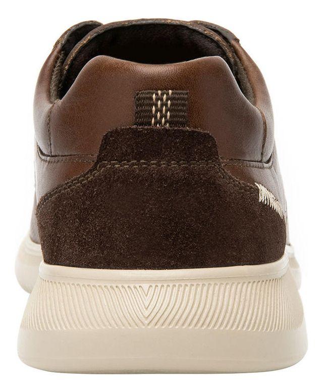 Zapatilla Hombre Cuero Hika Café Flexi-4