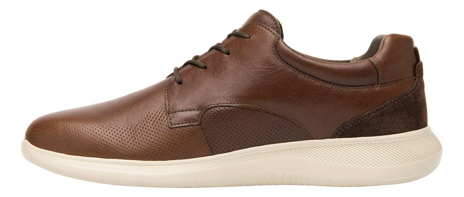 Zapatilla Hombre Cuero Hika Café Flexi-6