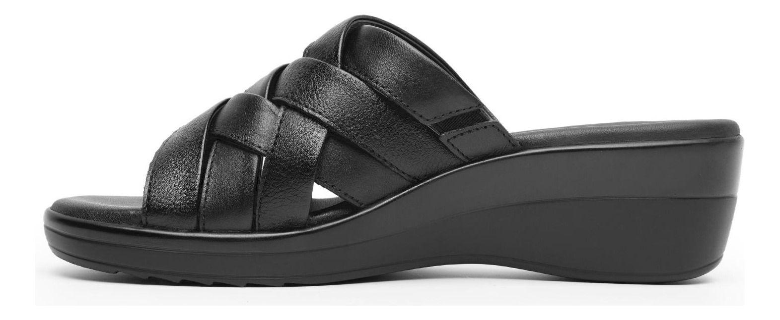 Sandalia Mujer Amapola 116014 Negro Flexi-2