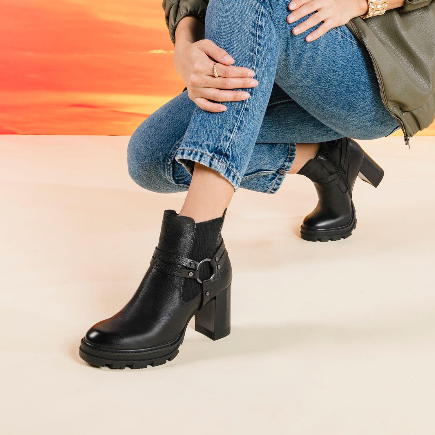 Botin Mujer Caipi 132601 Black Flexi-2
