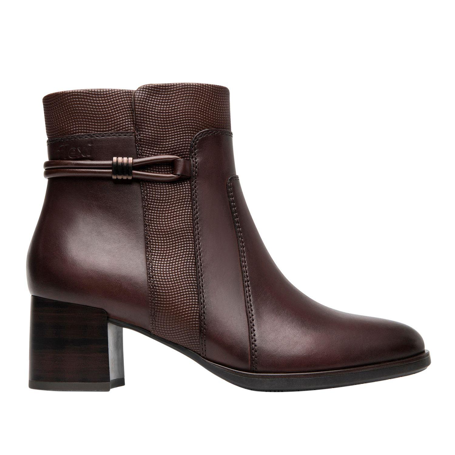 Botin Mujer Amadea 132301 Chestnut Flexi-0