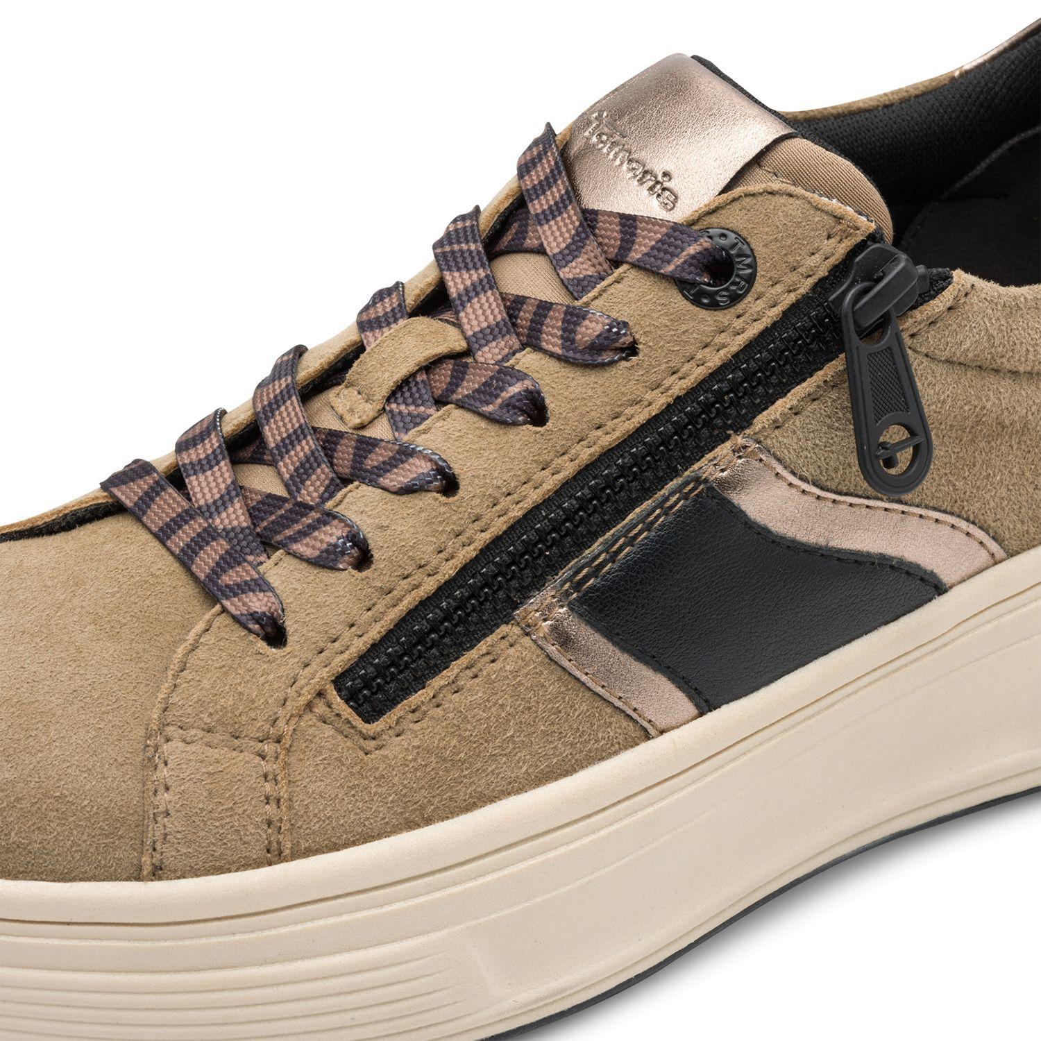 Zapatilla Mujer 83716-44 Amarillo Mostaza Tamaris-1