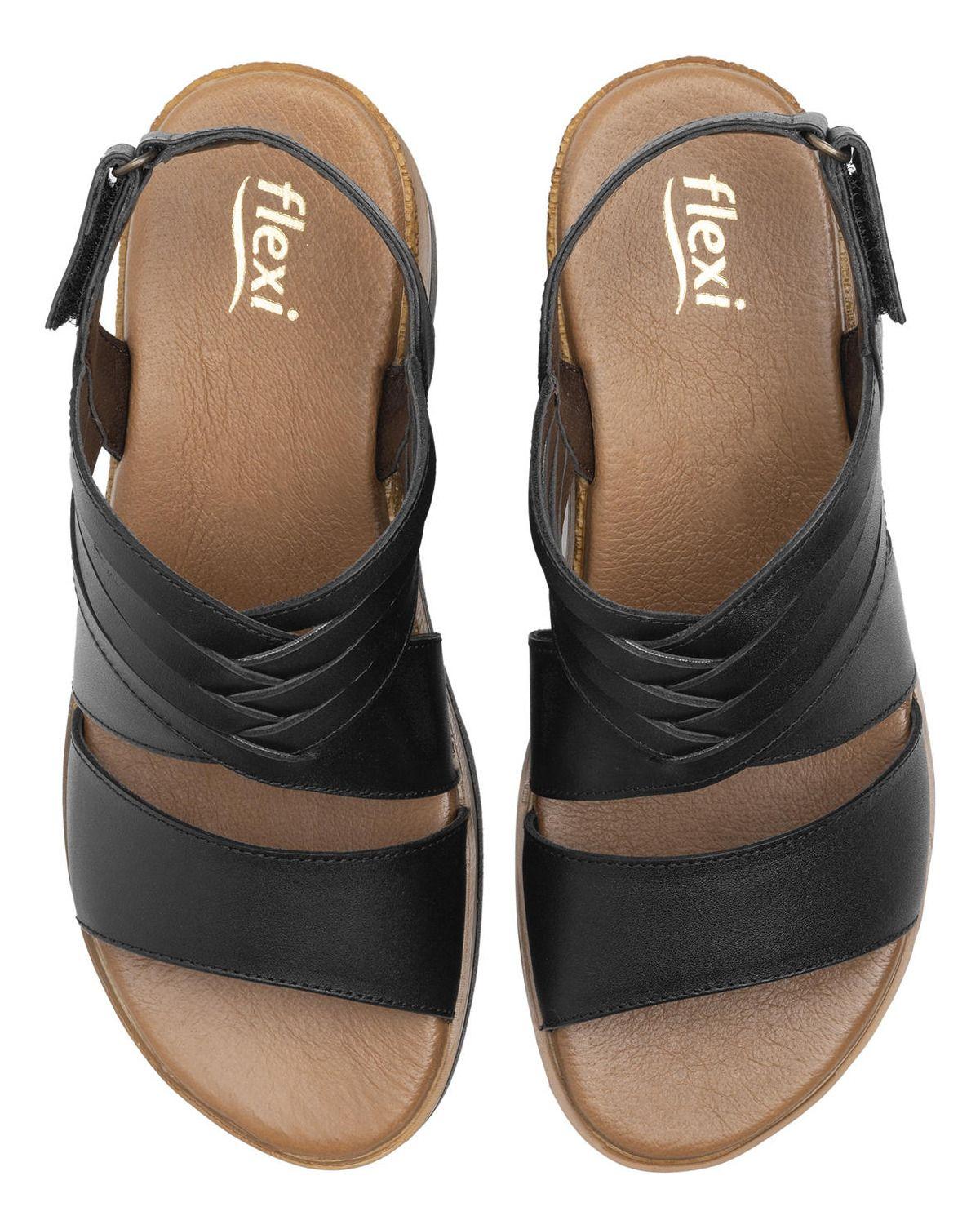 Sandalia Mujer Manaus 127702 Negro Flexi-5