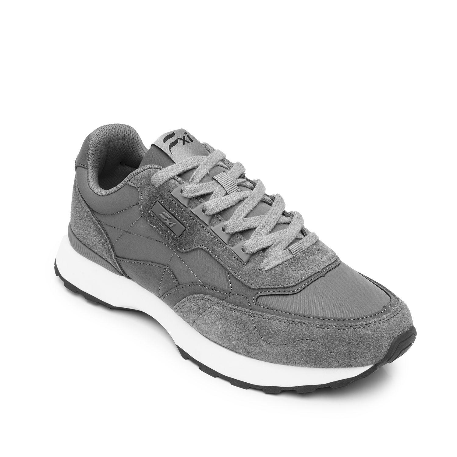 Zapatilla Hombre King 420703 Gris Flexi-1