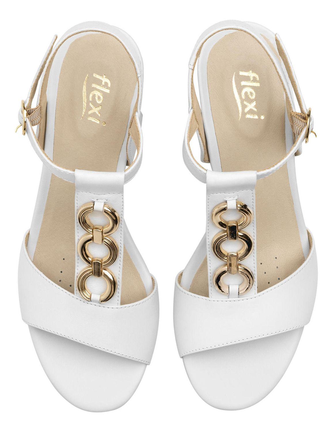 Sandalia Mujer Gilma 128304 Blanco Flexi-6