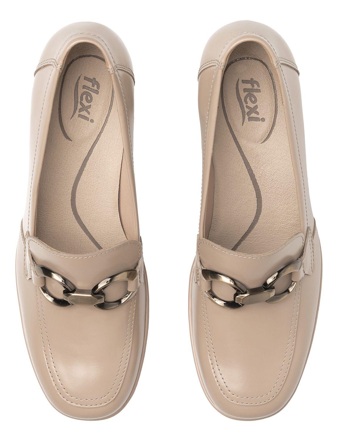 Zapato Mujer Mackenzie 127202 Beige Flexi-5