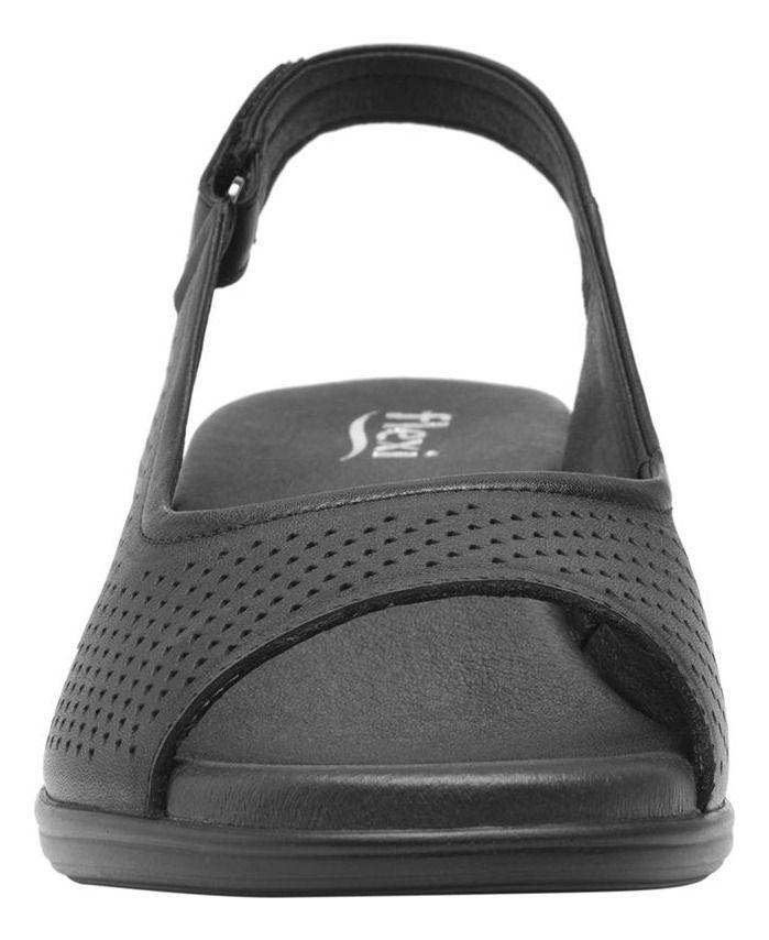Sandalia Mujer Cuero Zura Negro Flexi-6