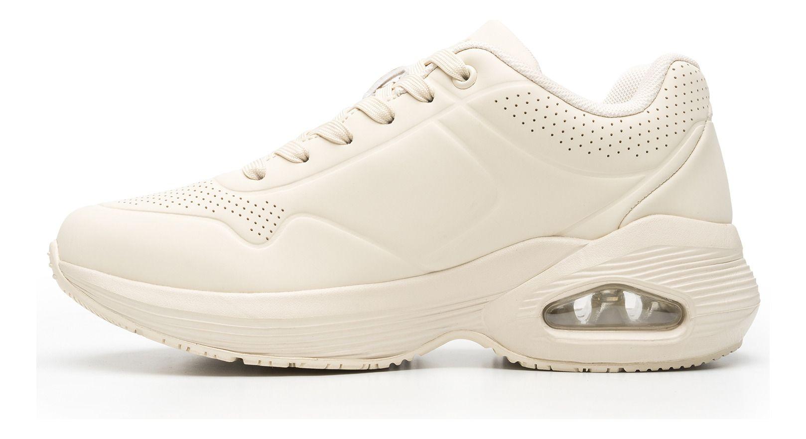 Zapatilla Mujer Saluma 131501 Beige Flexi-4