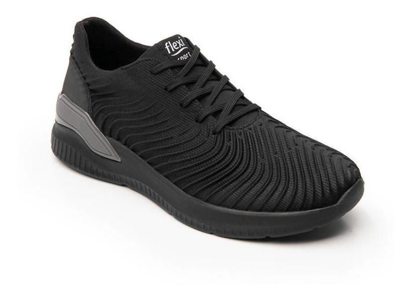 Zapatilla Hombre Clipper 405401 negro Flexi-0