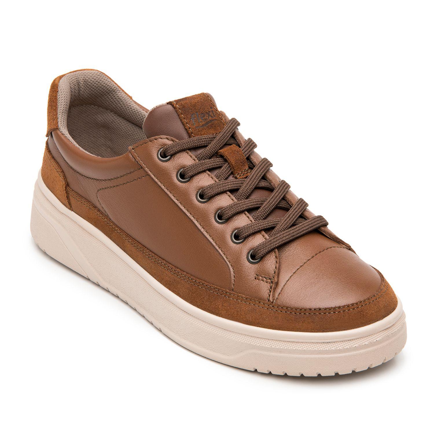 Zapatilla Mujer Helina 136602 Café-1