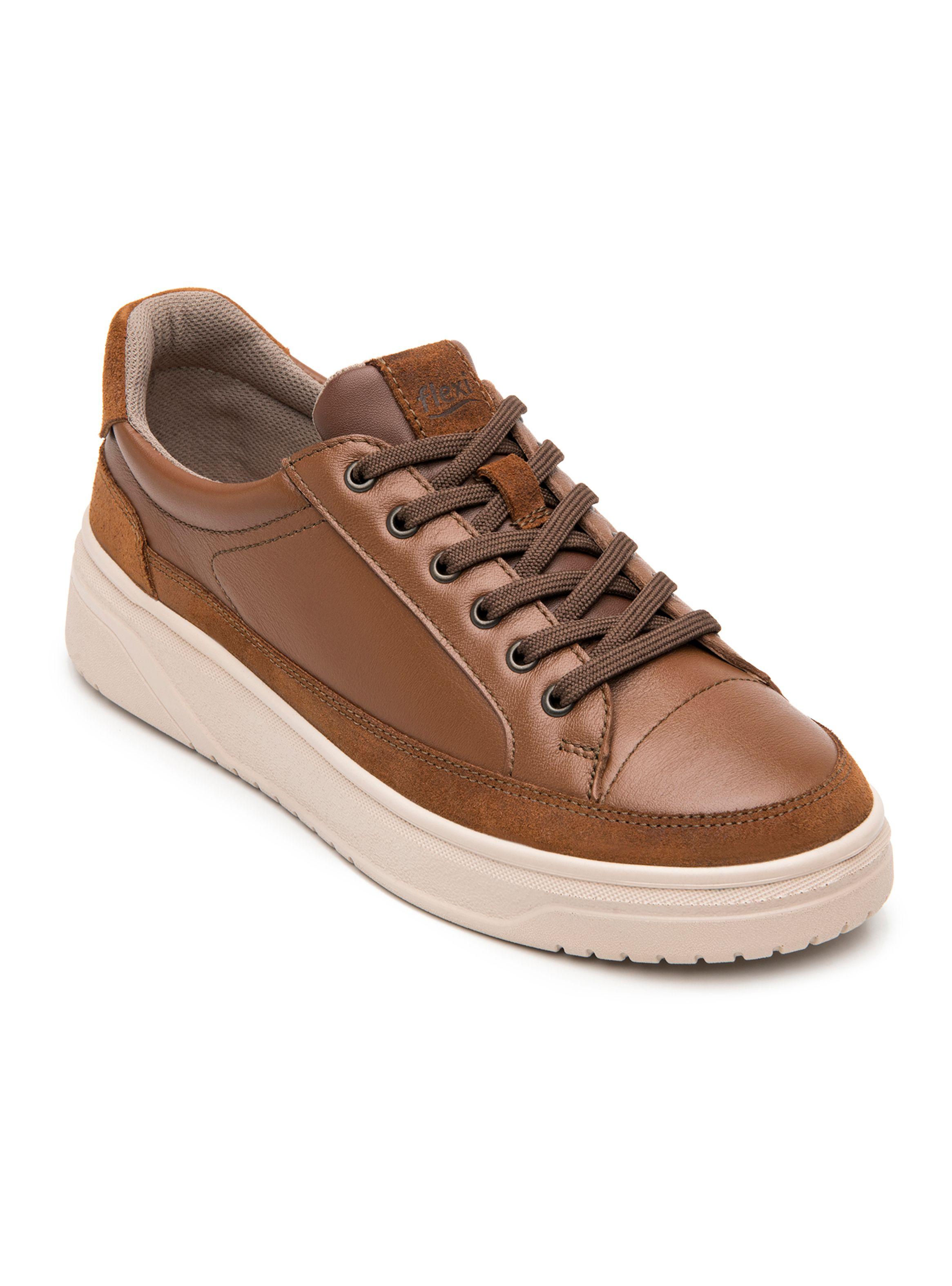 Zapatilla Mujer Helina 136602 Café-1