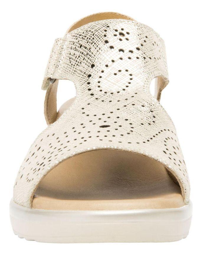 Sandalia Mujer Cuero Amapola Dorado Flexi-3