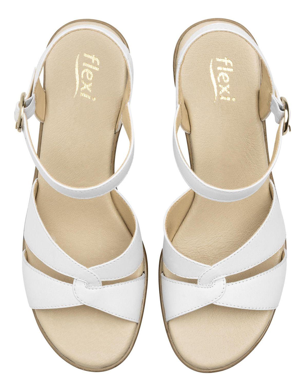 Sandalia Mujer Lory 102921 Blanco Flexi-5