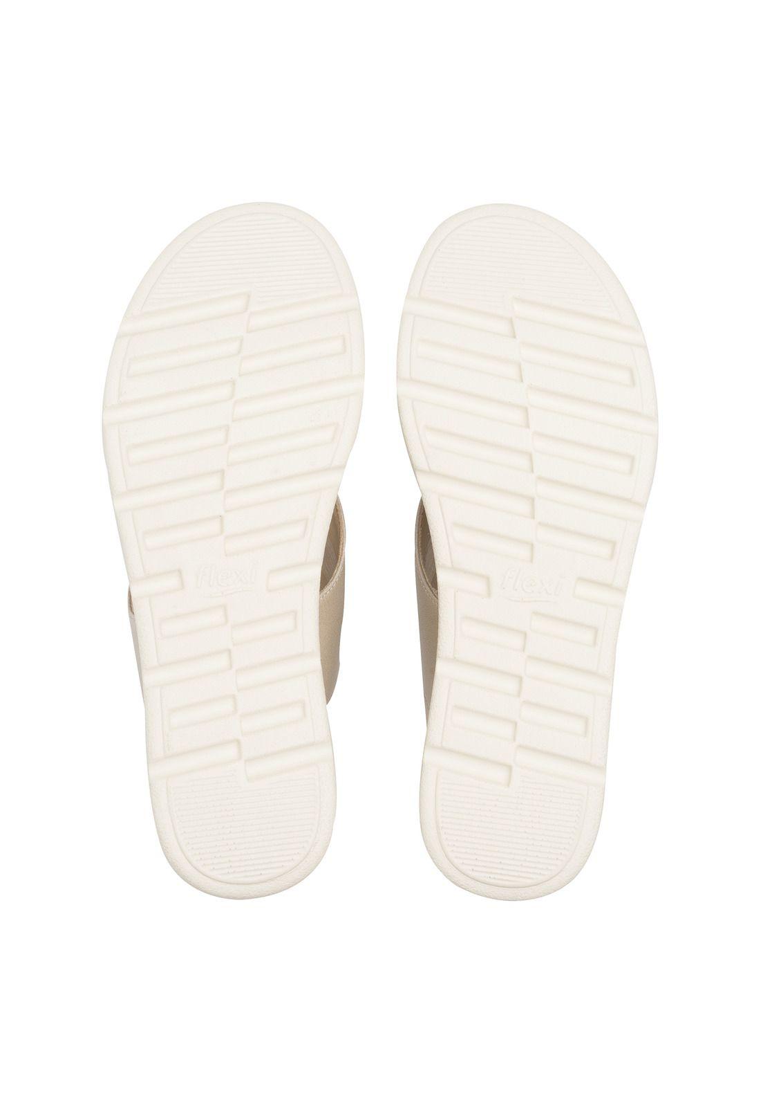 Sandalia Mujer Dariana 124201 Blanco Perla Flexi-4