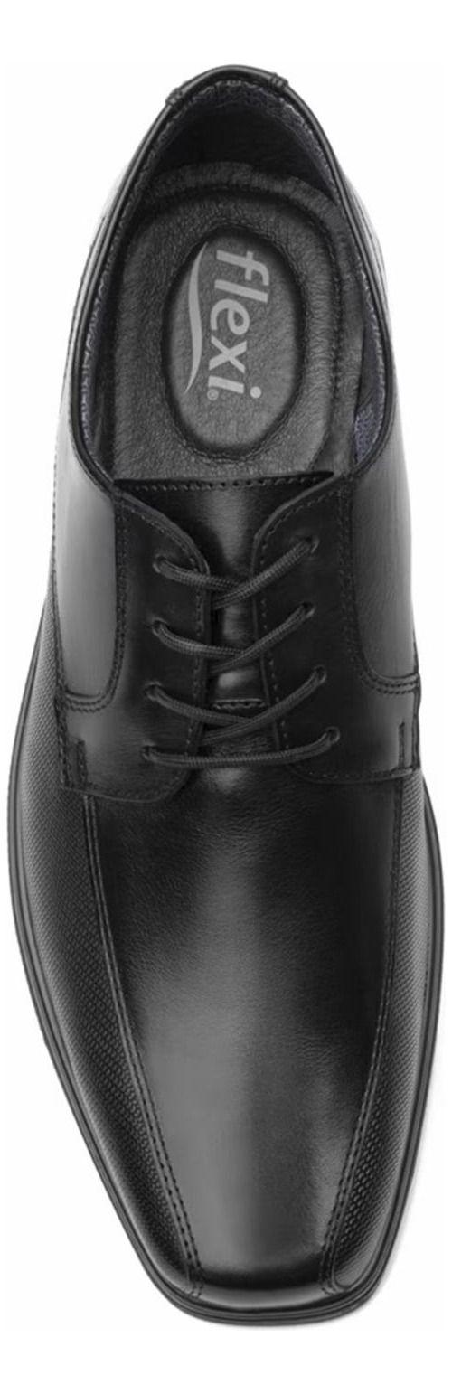 Zapato Hombre Cuero Bali Negro Flexi-4