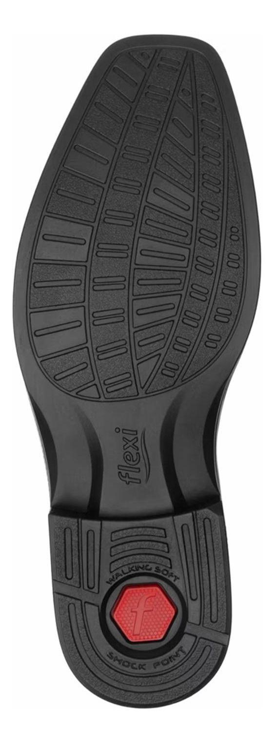 Zapato Hombre Cuero Bali Negro Flexi-5