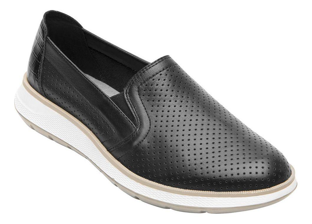 Zapatilla Mujer Rosaura Negro Flexi-0