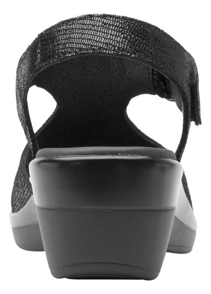 Sandalia Mujer Cuero Amapola Negro Flexi-3