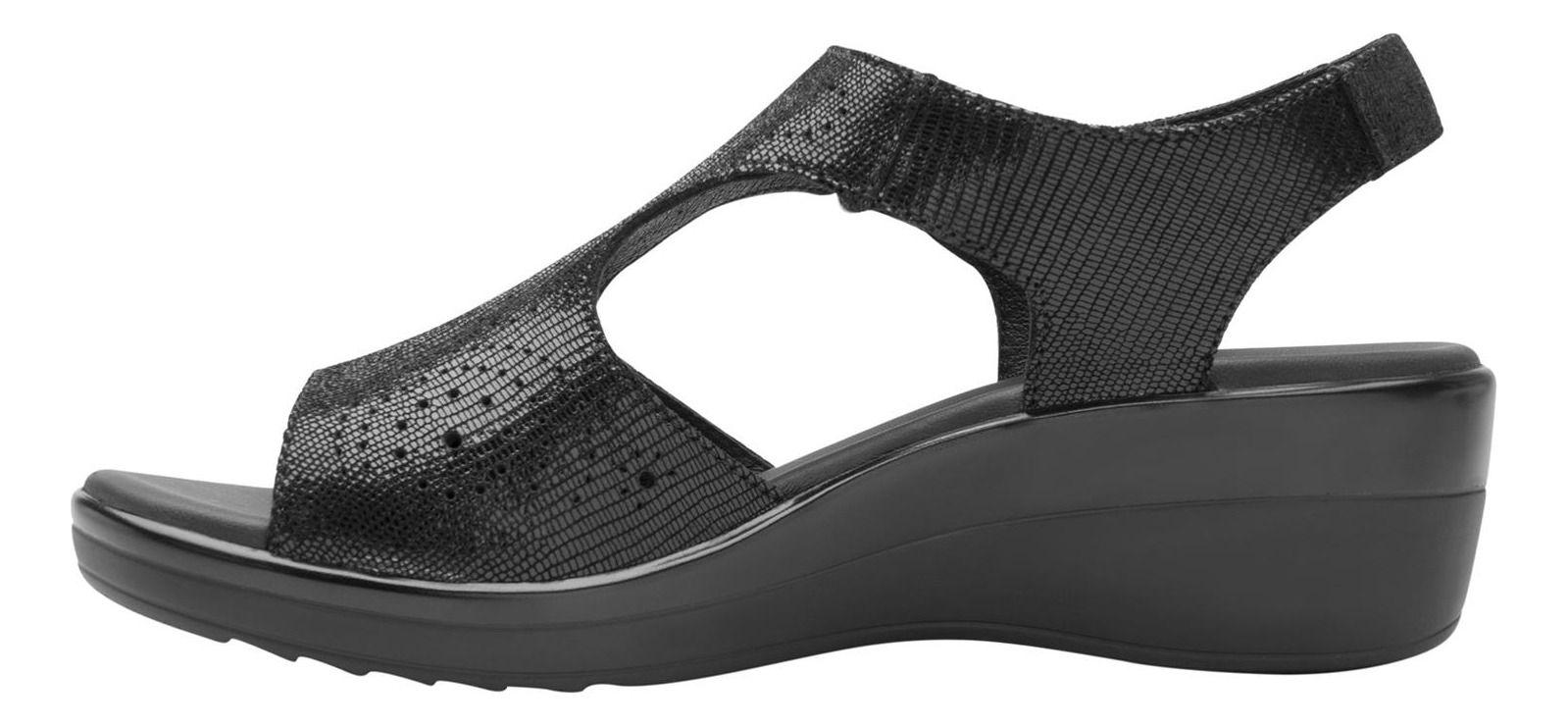 Sandalia Mujer Cuero Amapola Negro Flexi-6