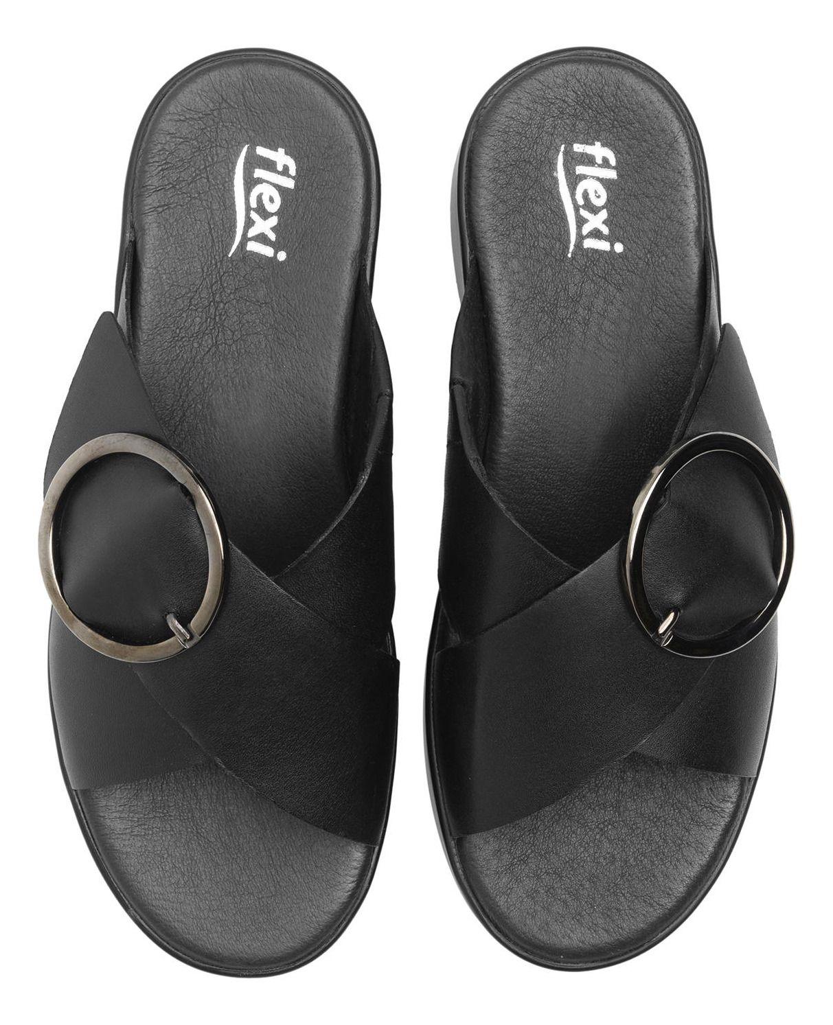 Sandalia Mujer Olinda 127901 Negro Flexi-5