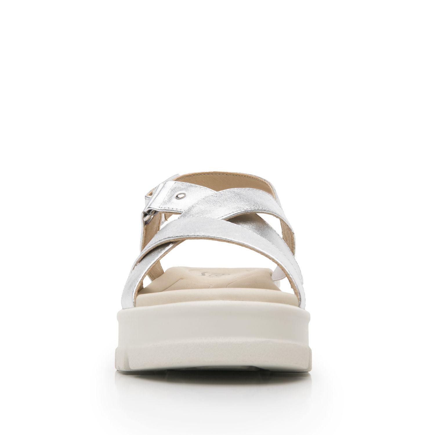 Sandalia Mujer Lexa 128513 Plateada Flexi-3