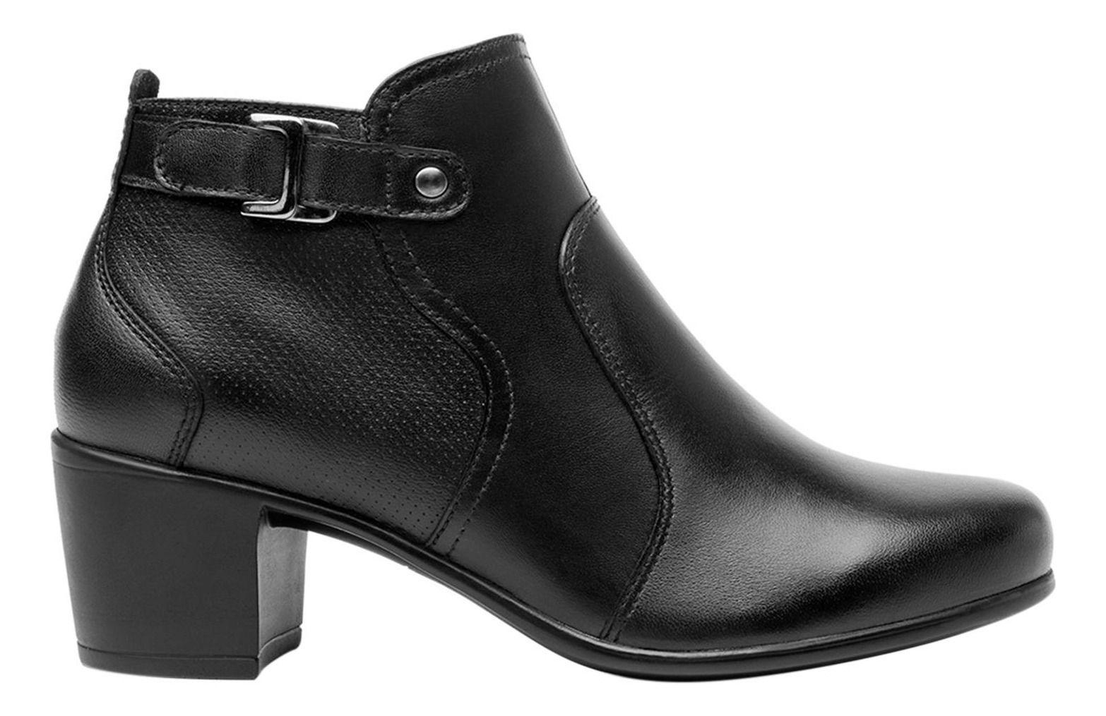 Botin Mujer Renata 110407 Negro Flexi-0